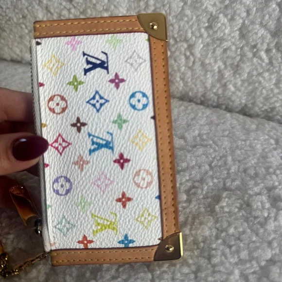 Louis Vuitton Murakami Monogram Multicolore Key Pouch - Picture 5 of 11